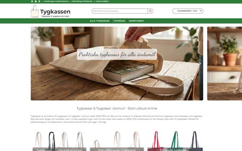 Skärmdump av Webbutik 8 webbutik